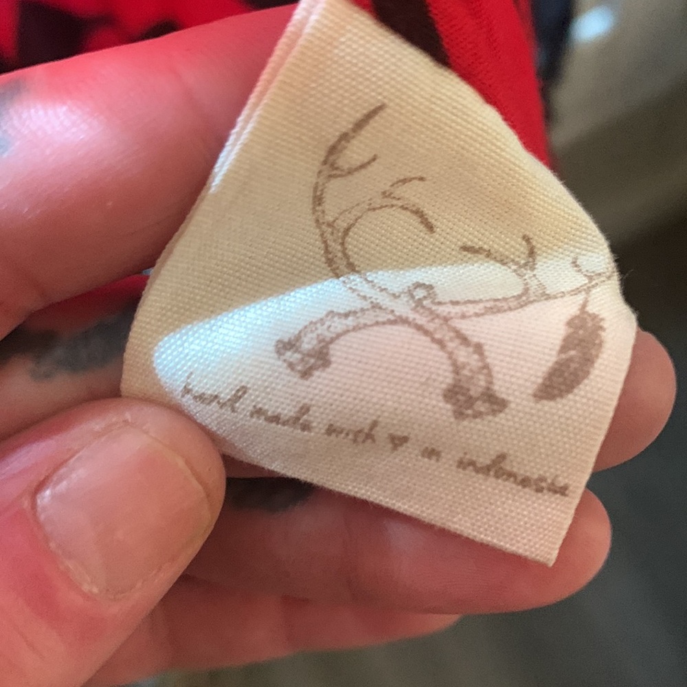 SOLD💋spell black opium beaded kimono with tassels - Picture 11 of 12